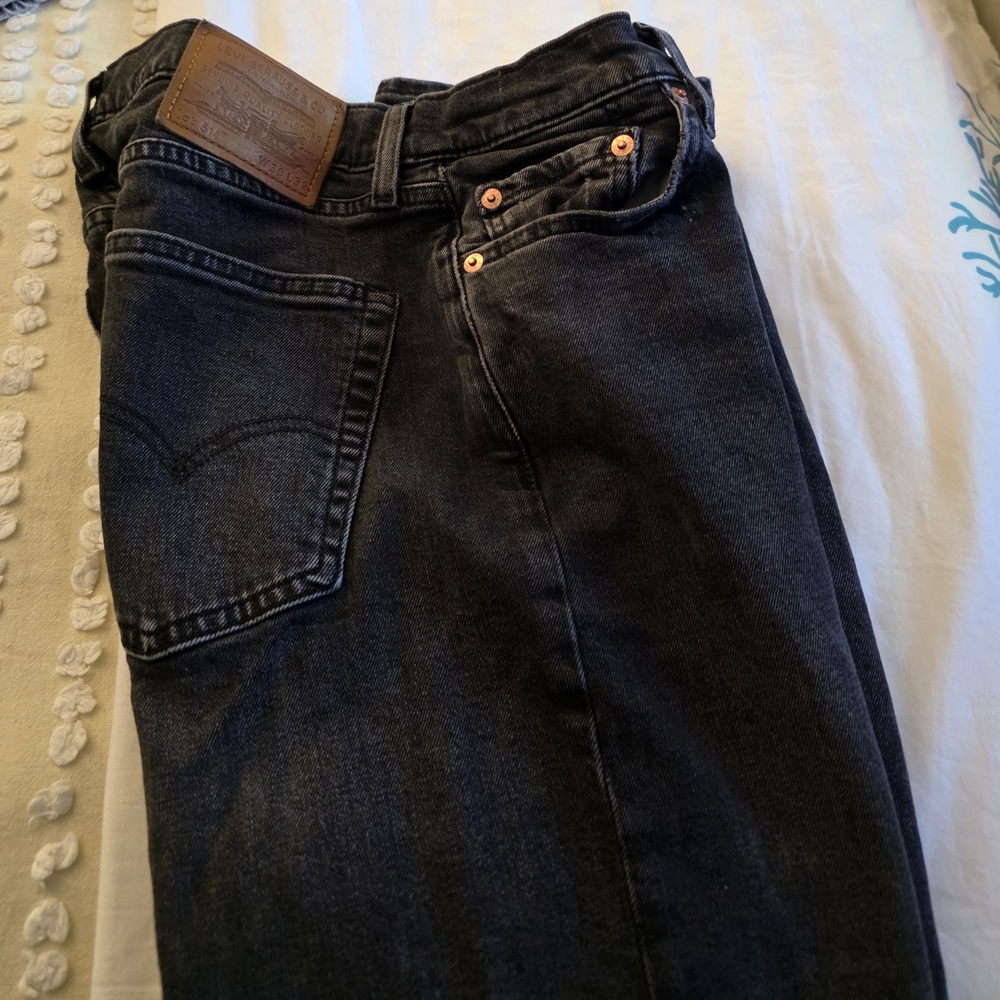 Levi's Men's Straight Jeans - Black